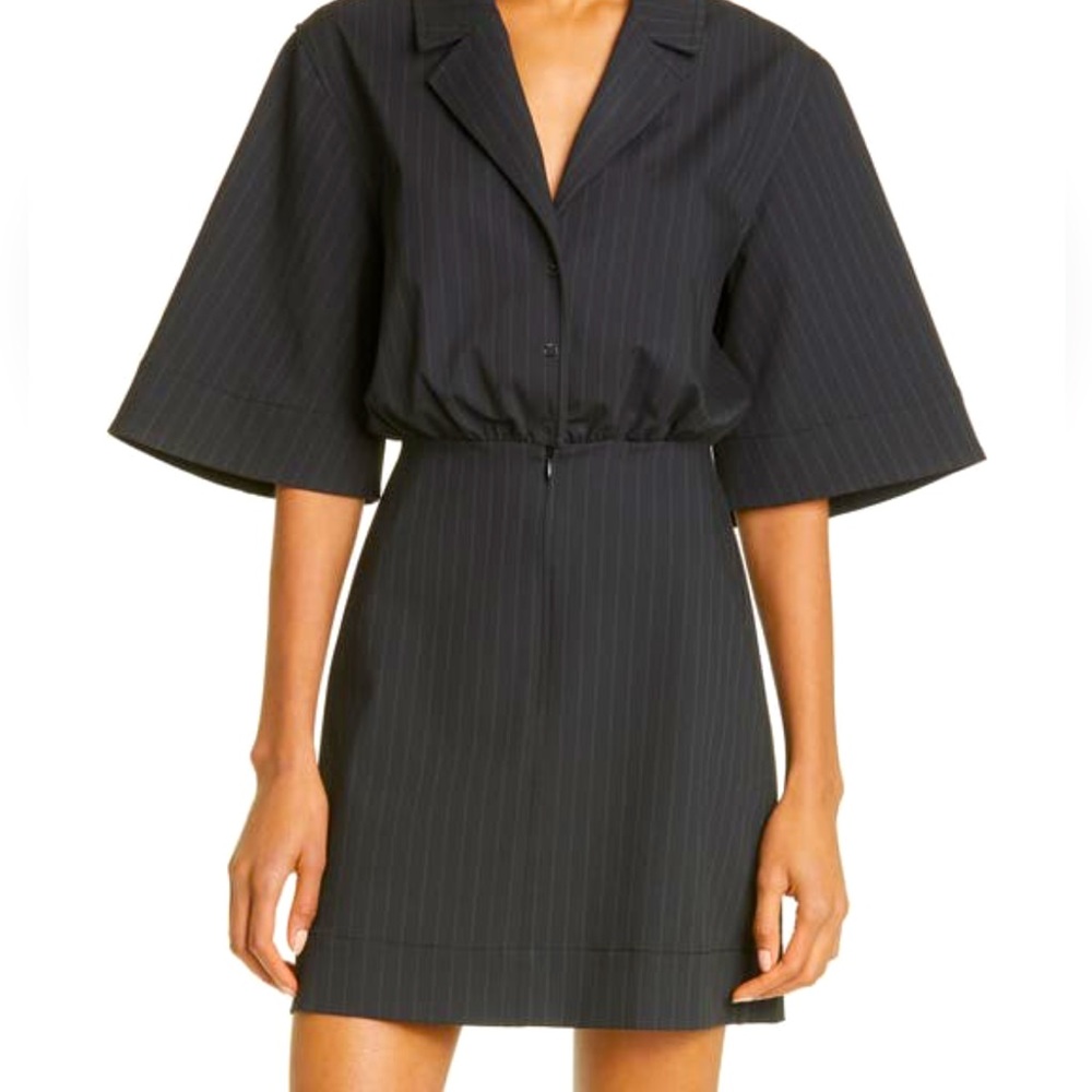 GANNI pinstripe shirt dress, size 4